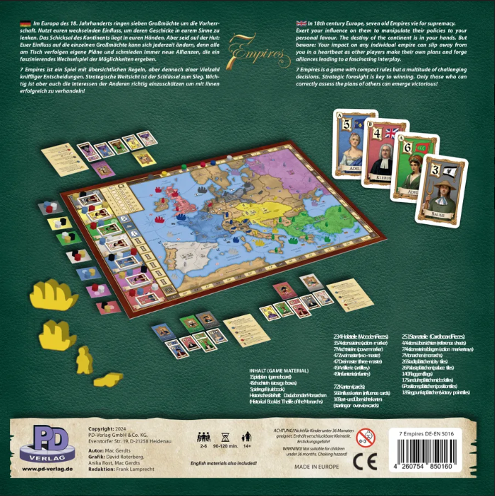 Brettspiel 7 Empires (Englische Version)