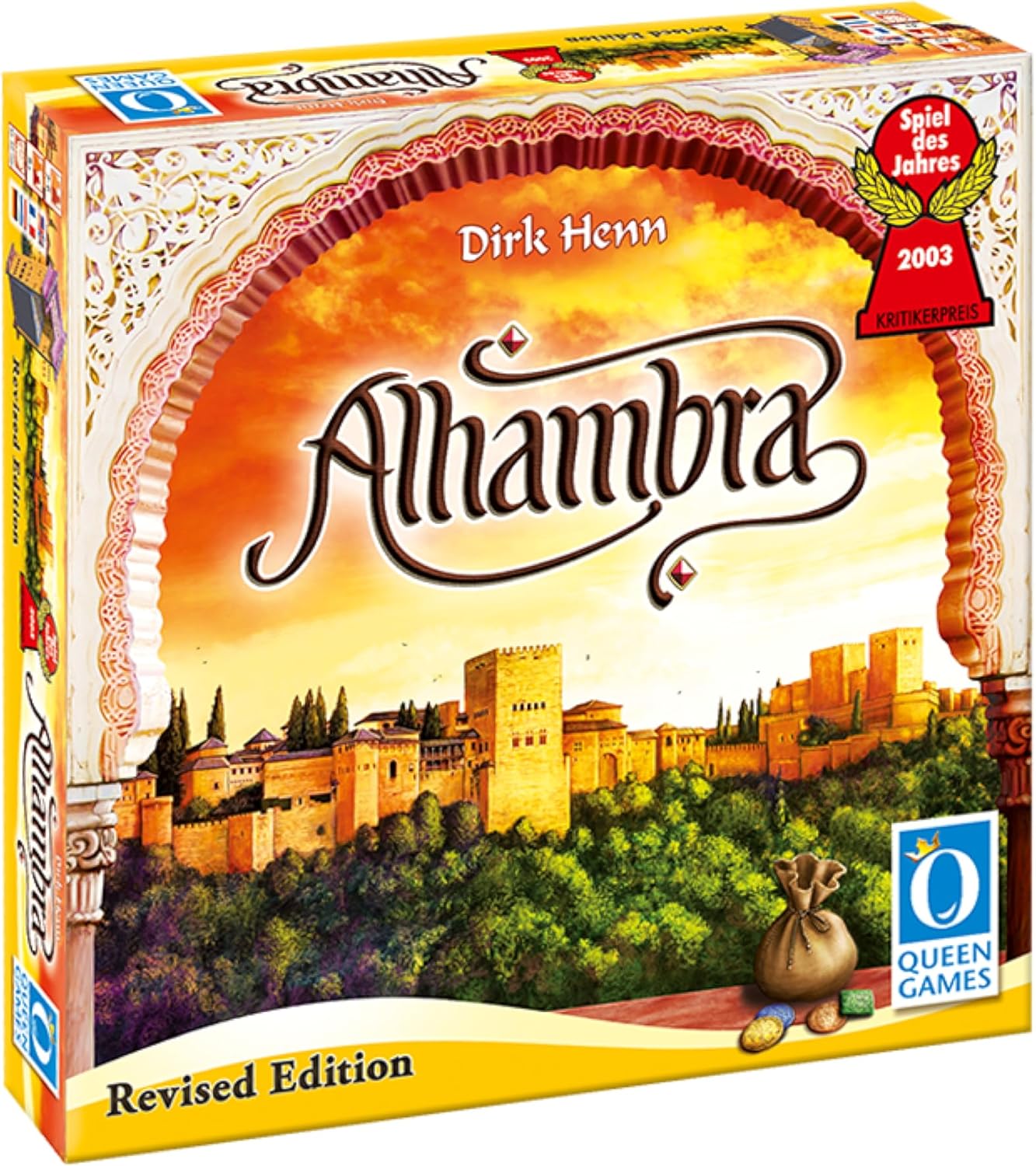 Brettspiel Alhambra. Revised Edition (Deutsche, Englische Version)