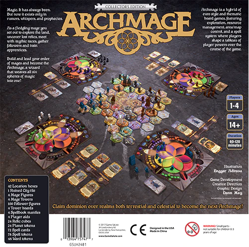 Brettspiel Archmage. Collectors Edition (Englische Version)