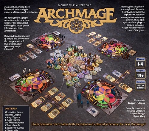 Brettspiel Archmage. Standard Edition (Englische Version)