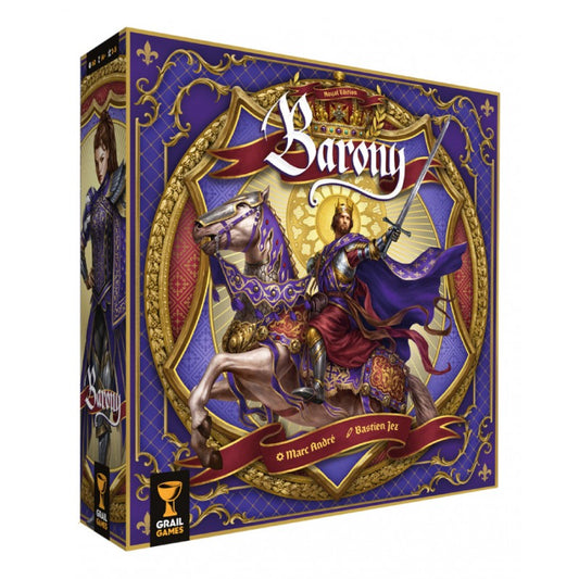 Brettspiel Barony. Royal Edition. Deluxe (Englische, Französische Version)