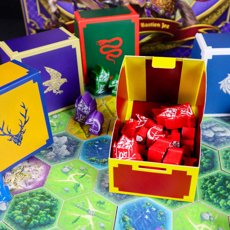 Brettspiel Barony. Royal Edition. Deluxe (Englische, Französische Version)