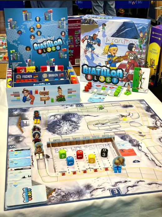 Brettspiel Biathlon Blast (Englische Version)