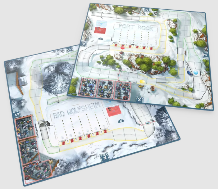 Brettspiel Biathlon Blast (Englische Version)
