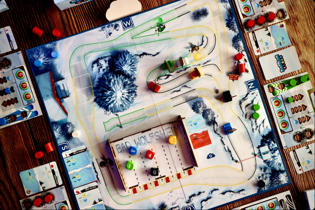 Brettspiel Biathlon Blast (Englische Version)