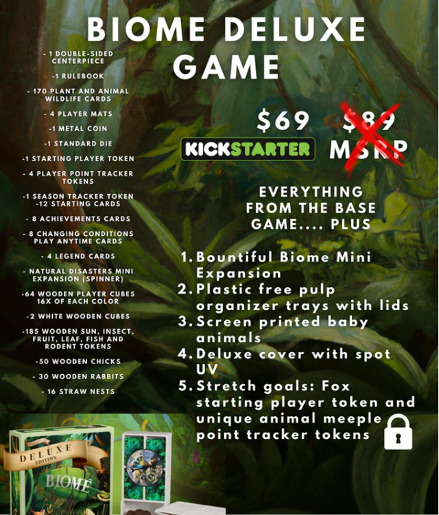 Brettspiel Biome. Deluxe Edition (Englische Version)