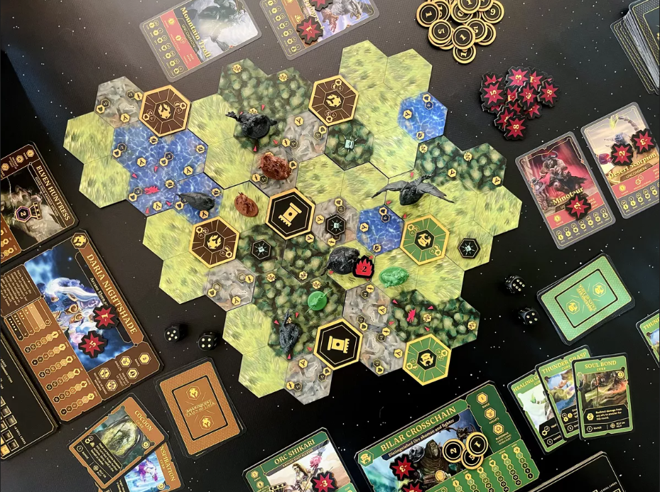 Brettspiel Boardquest. Tales of Liria (Deutsche Version)