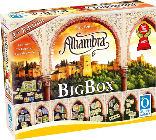 Brettspiel Alhambra. Second Edition. Big Box (Deutsche, Englische Version)