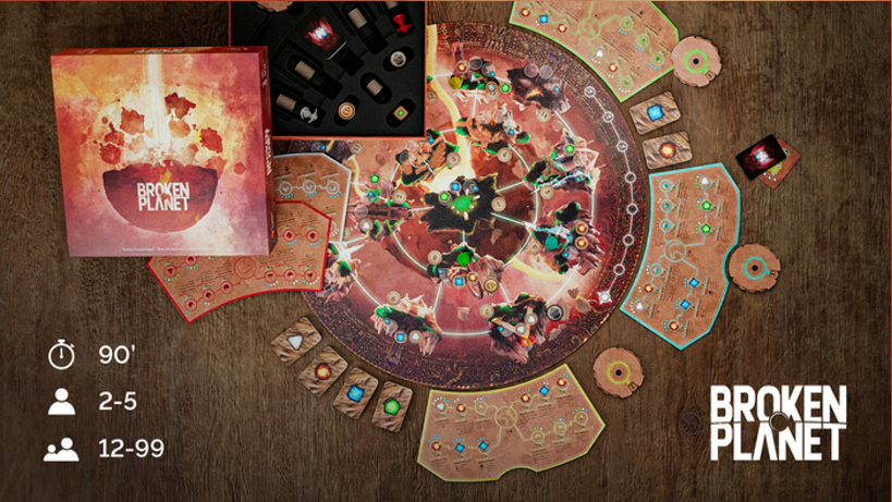 Brettspiel Broken Planet (Englische Version)