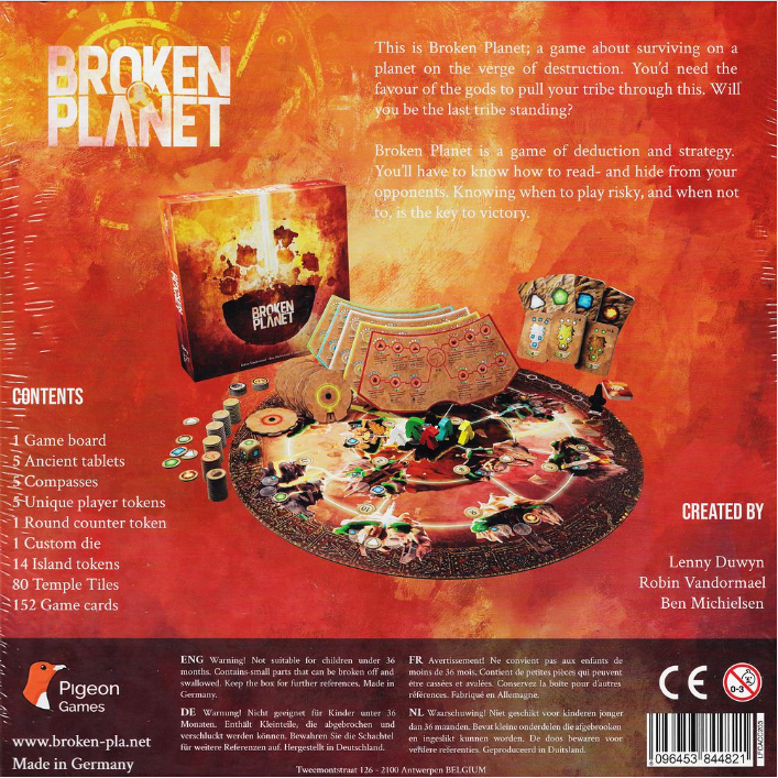 Brettspiel Broken Planet (Englische Version)