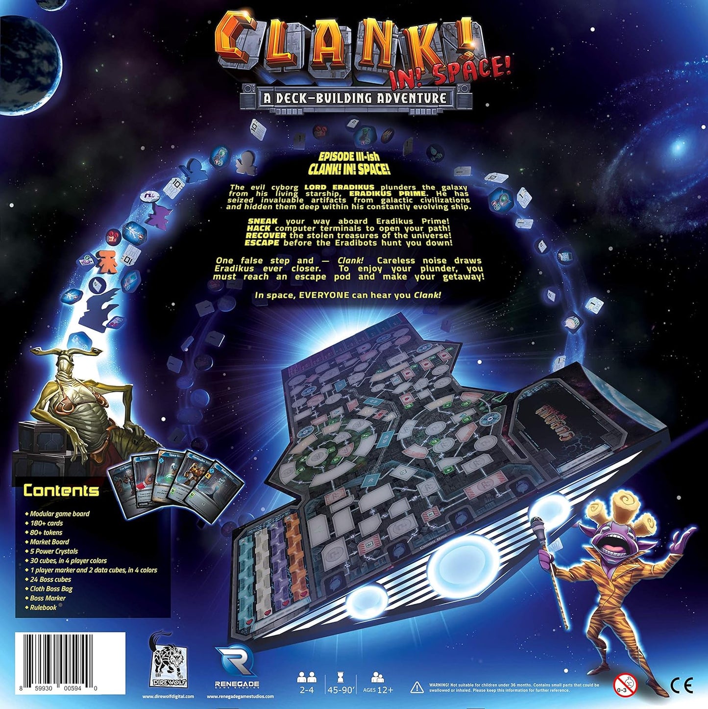 Board Game Clank in Space! (English Version)