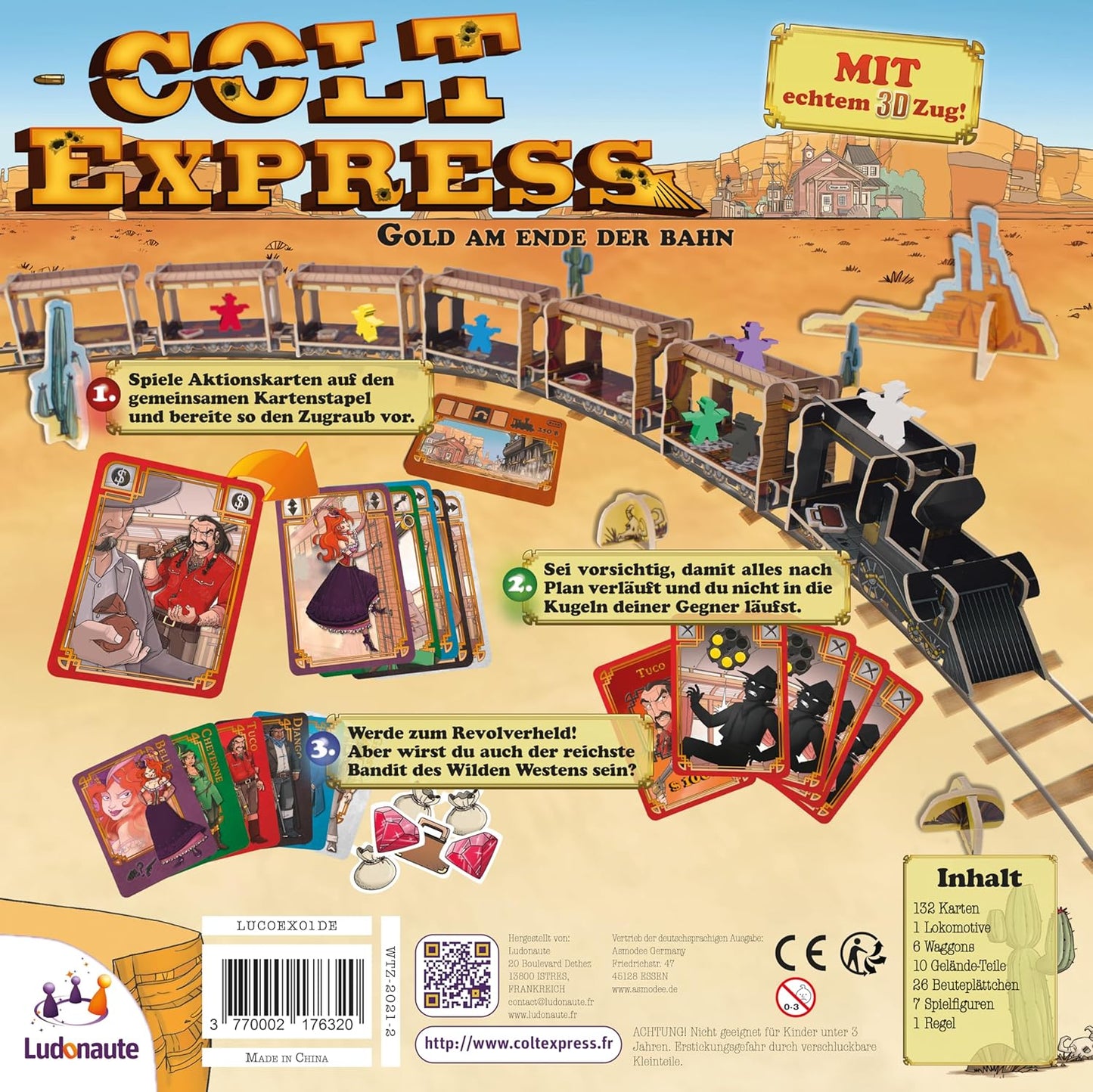 Brettspiel Colt Express (Deutsche Version)