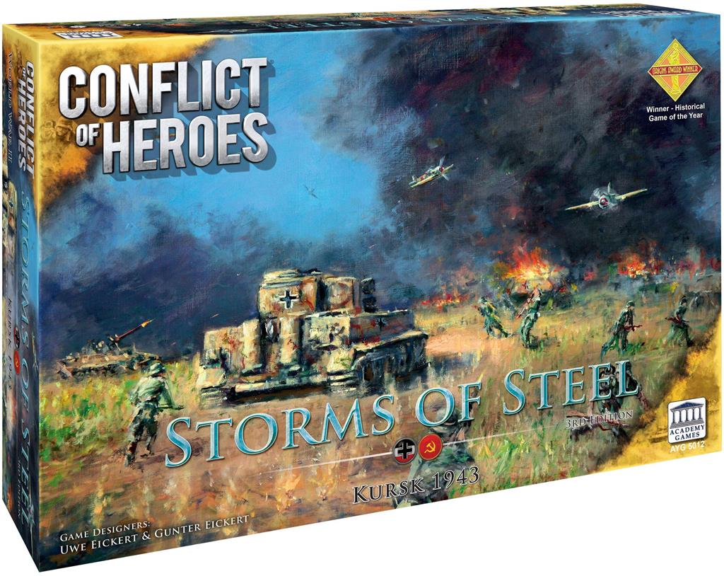 Brettspiel Conflict of Heroes. Storms of Steel. Kursk 1943. Third Edition (Englische Version)