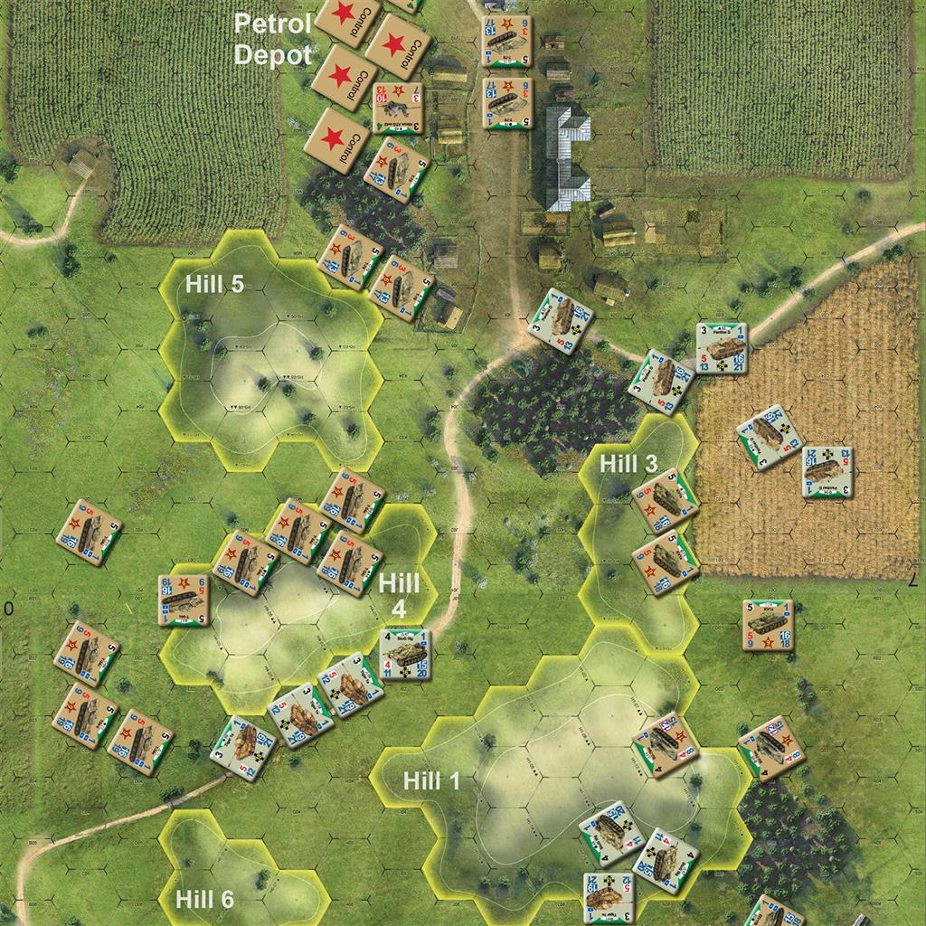 Brettspiel Conflict of Heroes. Storms of Steel. Kursk 1943. Third Edition (Englische Version)