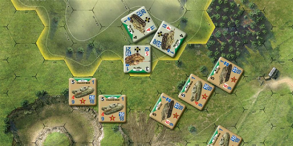 Brettspiel Conflict of Heroes. Storms of Steel. Kursk 1943. Third Edition (Englische Version)