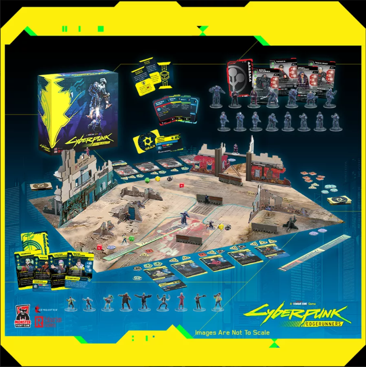 Brettspiel Cyberpunk Edgerunners. Combat Zone. 2-Player Starter (language independent)