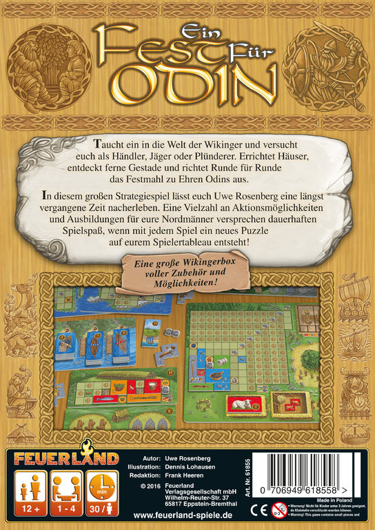 Brettspiel Ein Fest für Odin (Deutsche Version)