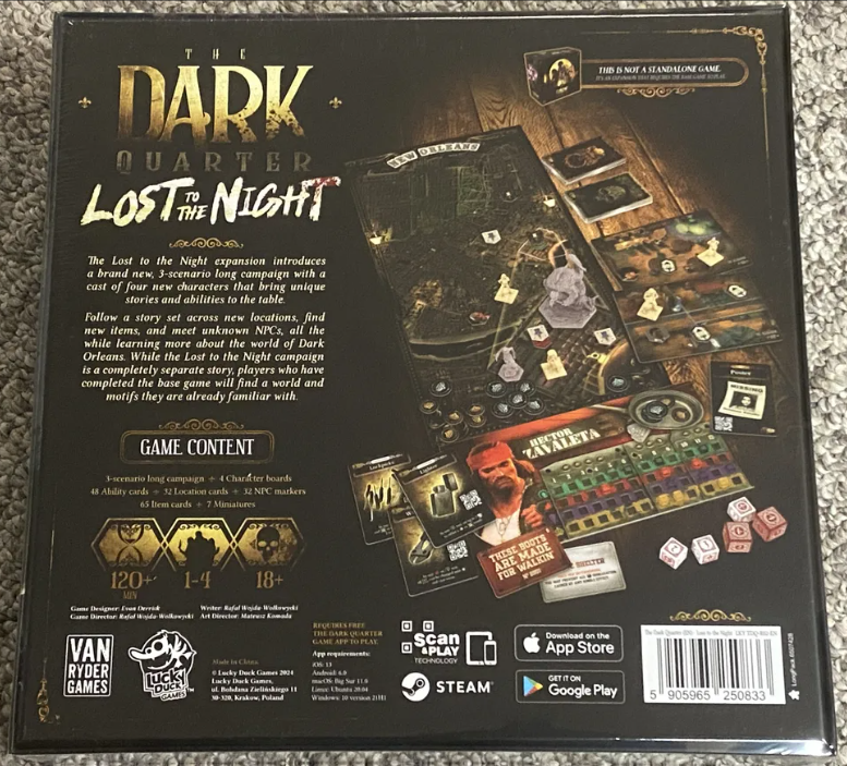 Erweiterung The Dark Quarter. Lost to the Night (Englische Version)