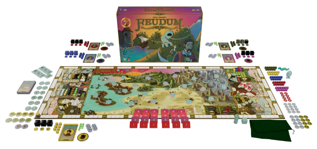 Brettspiel Feudum. Septennial Edition (Deutsche, Englische, Französische Versionen)