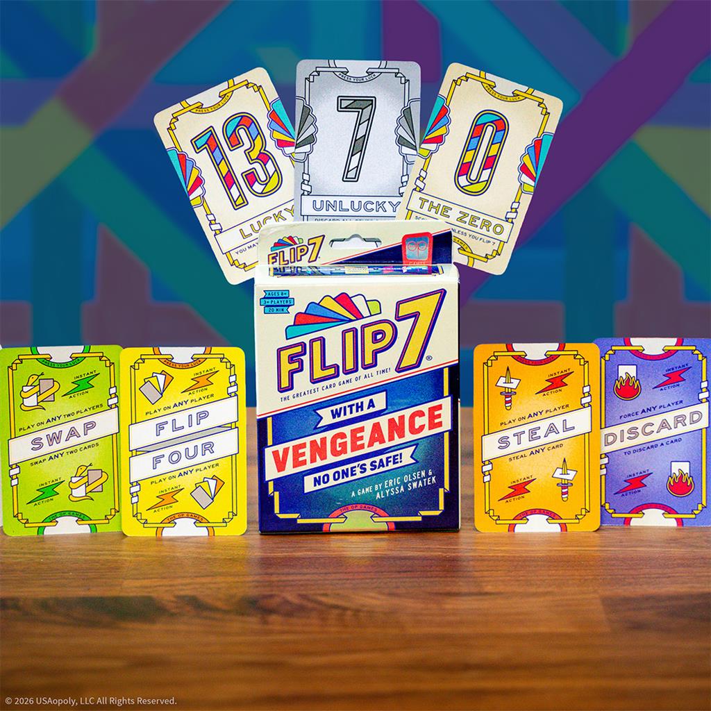 Brettspiel Flip 7. With A Vengeance (Englische Version)