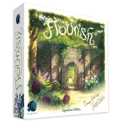 Brettspiel Flourish. Signature Edition (Deutsche, Englische, Französische Version)