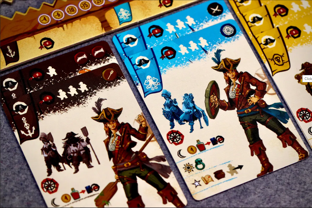 Brettspiel Fortunes of Scoundrel Bay (Englische Version)