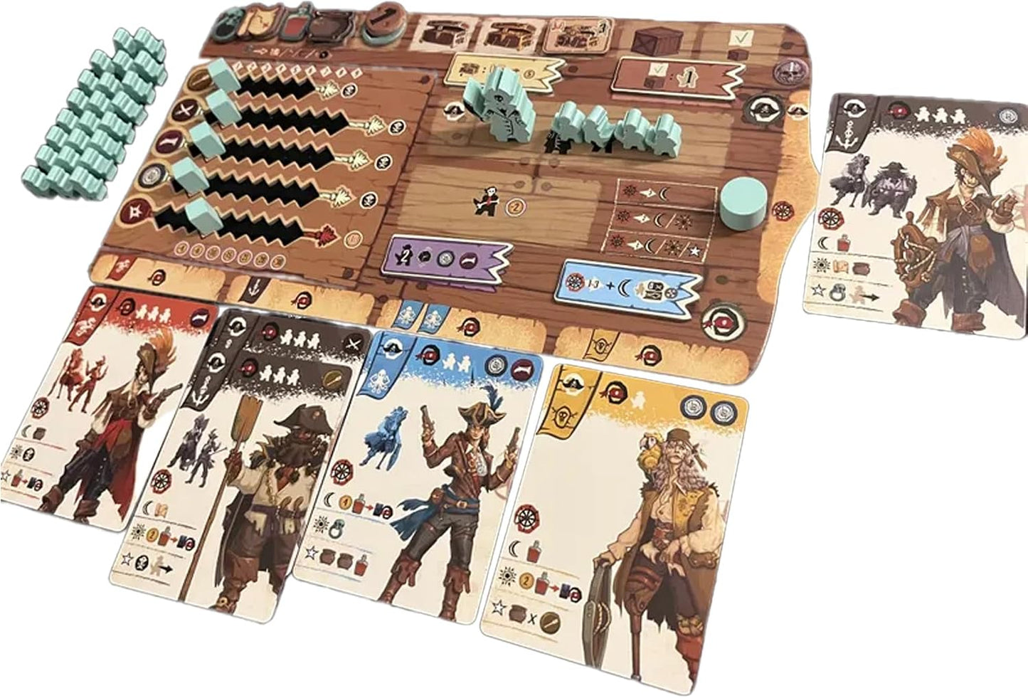 Brettspiel Fortunes of Scoundrel Bay (Englische Version)