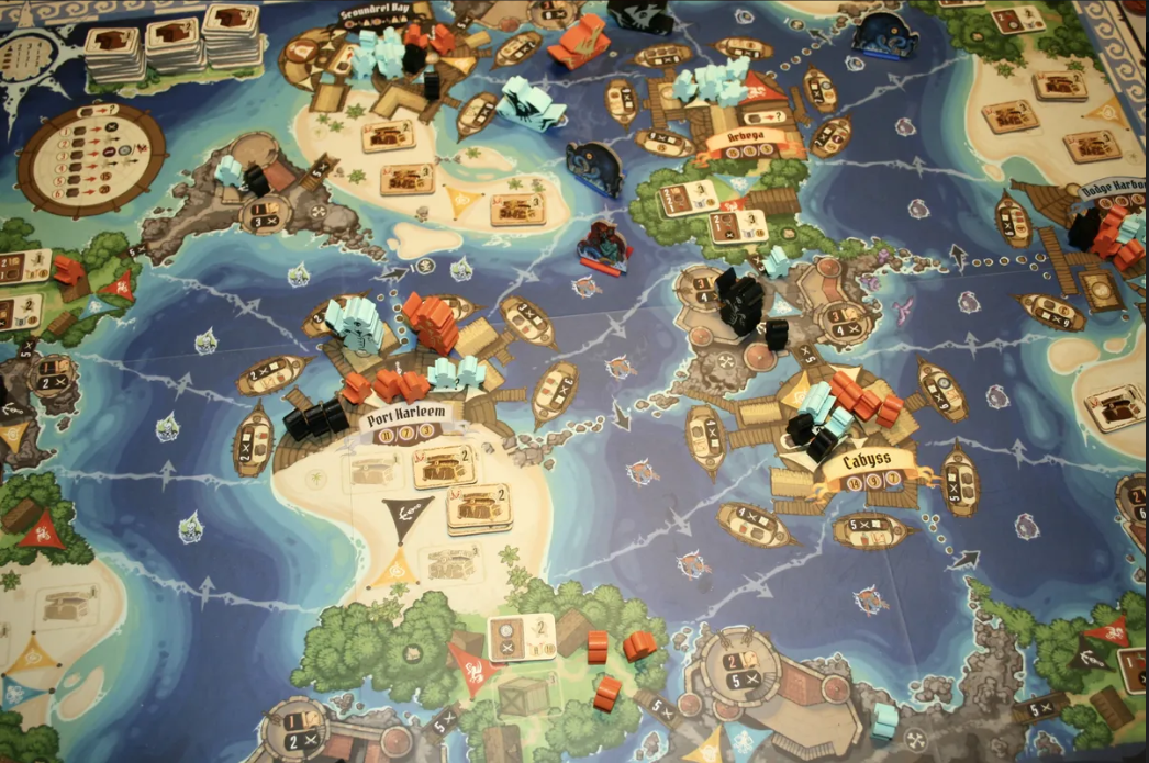 Brettspiel Fortunes of Scoundrel Bay (Englische Version)