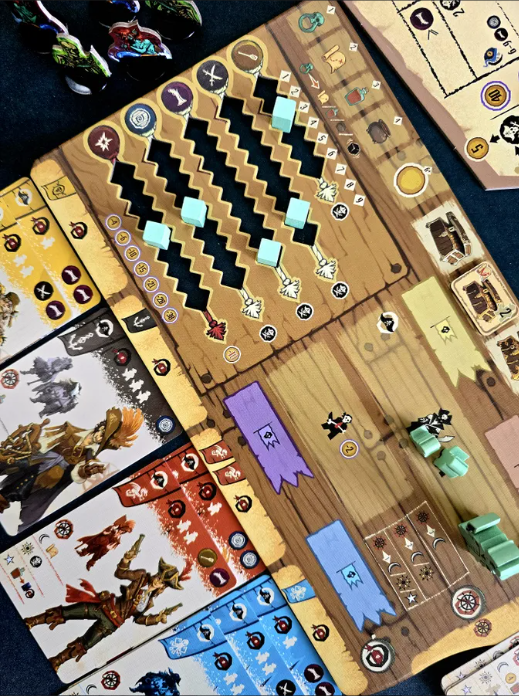 Brettspiel Fortunes of Scoundrel Bay (Englische Version)