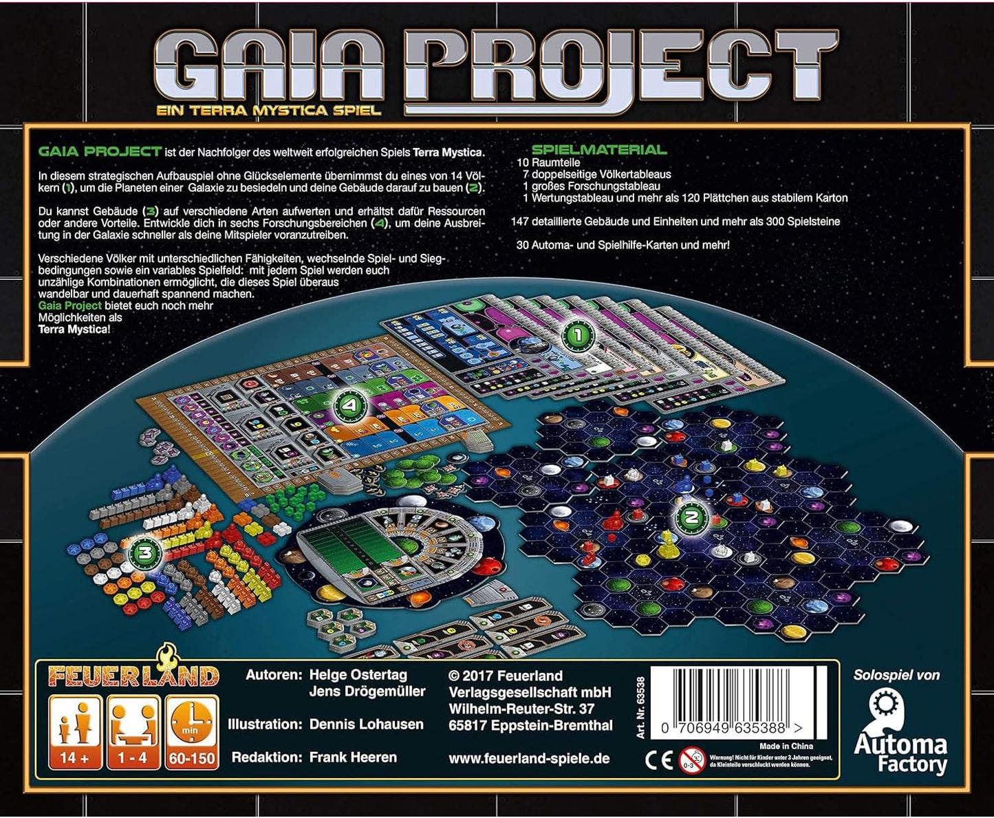 Brettspiel Gaia Project (Deutsche Version)