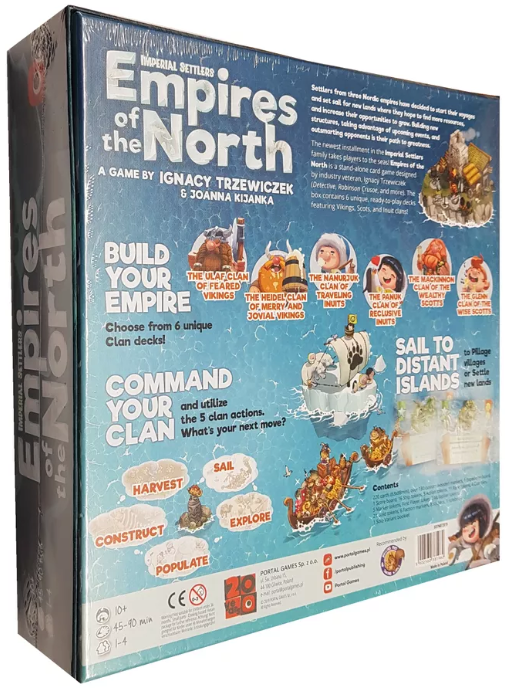 Brettspiel Imperial Settlers. Empires of the North (Englische Version)