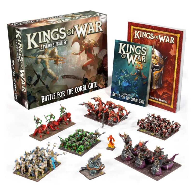 Brettspiel Kings of War. Battle for Coral Gate (Englische Version)