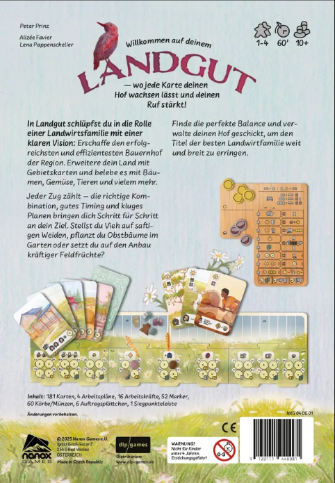 Brettspiel Landgut (Deutche Version)