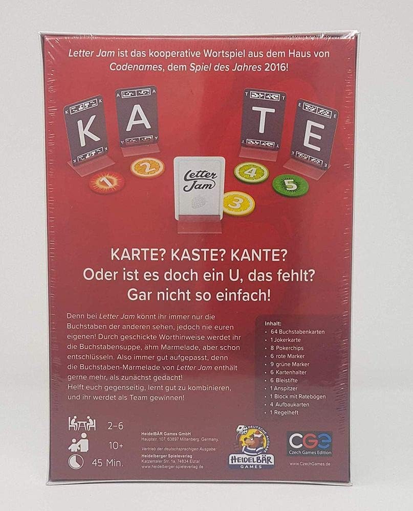Brettspiel Letter Jam (Deutsche Version)