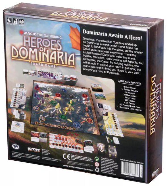 Magic The Gathering. Heroes of Dominaria. Board Game (Englische Version)