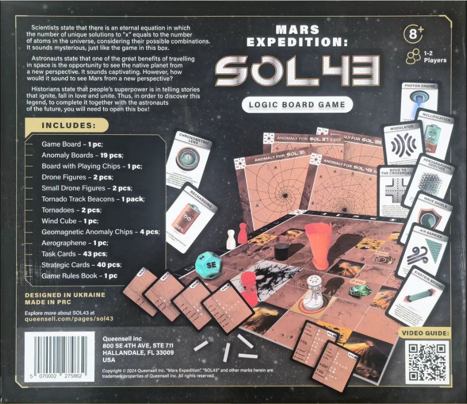Brettspiel Mars Expedition. SOL43 (Englische Version)