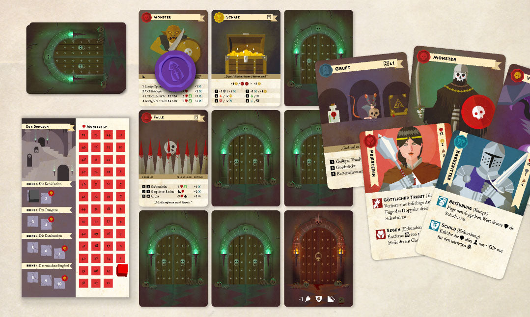 Brettspiel Mini Rogue (Englische Version)