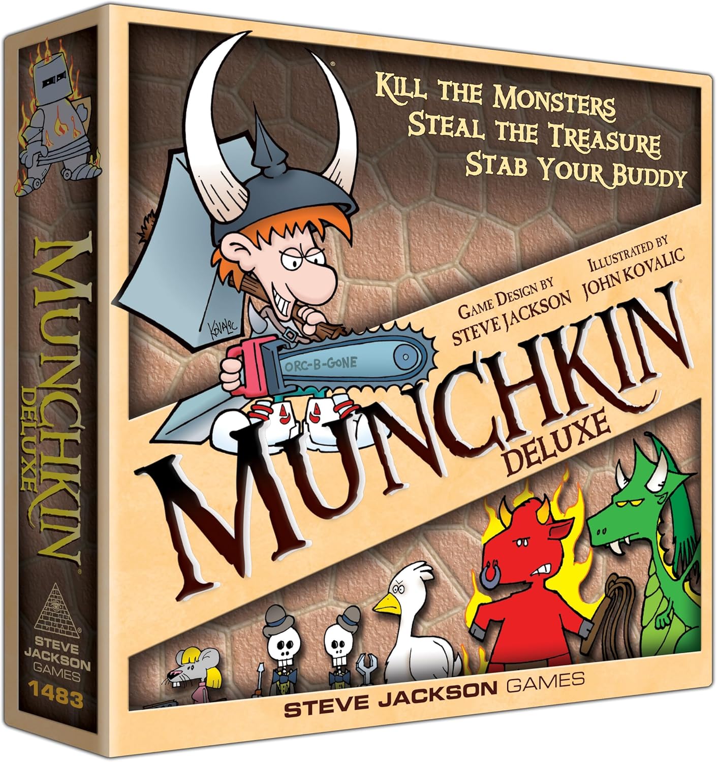 Brettspiel Munchkin Deluxe (Englische Version)