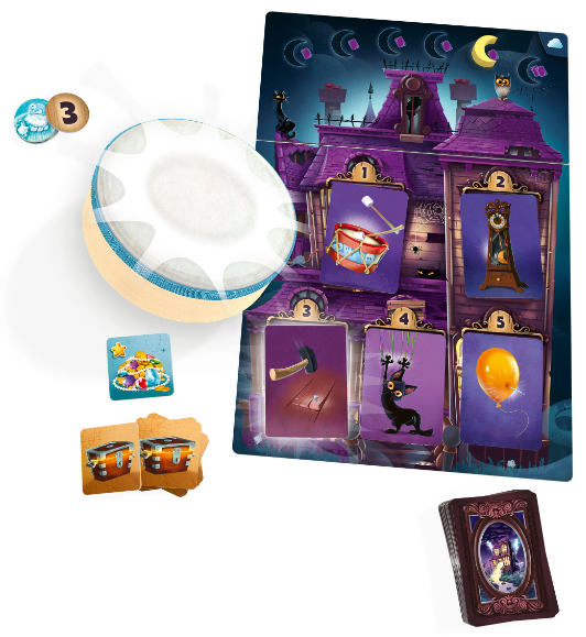 Brettspiel Mysterium Kids. Der Schatz von Kapitän Buh (Deutsche Version)