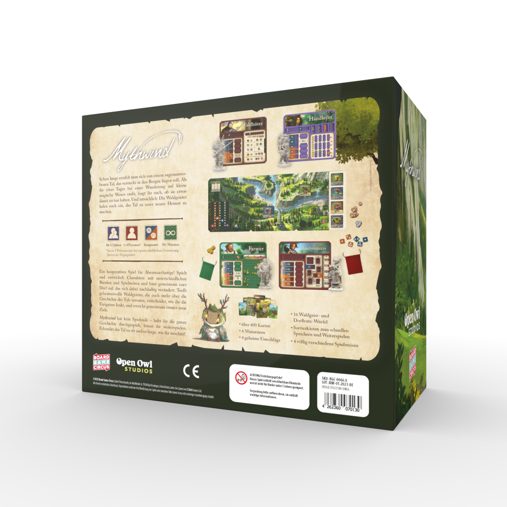 Board game Mythwind (German version)