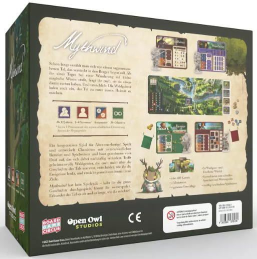 Brettspiel Mythwind (Englische Version)