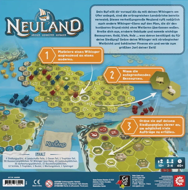 Brettspiel Neuland (Deutsche Version)