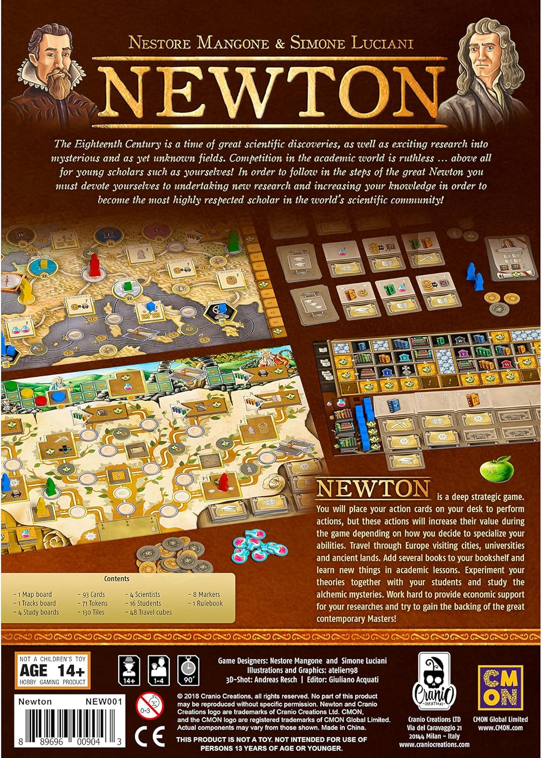 Brettspiel Newton (Englische Version)