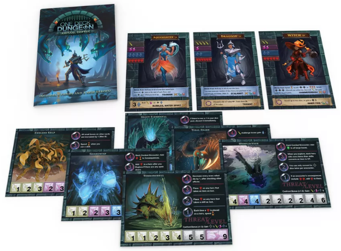 Erweiterung One Deck Dungeon. Abyssal Depths (Englische Version)