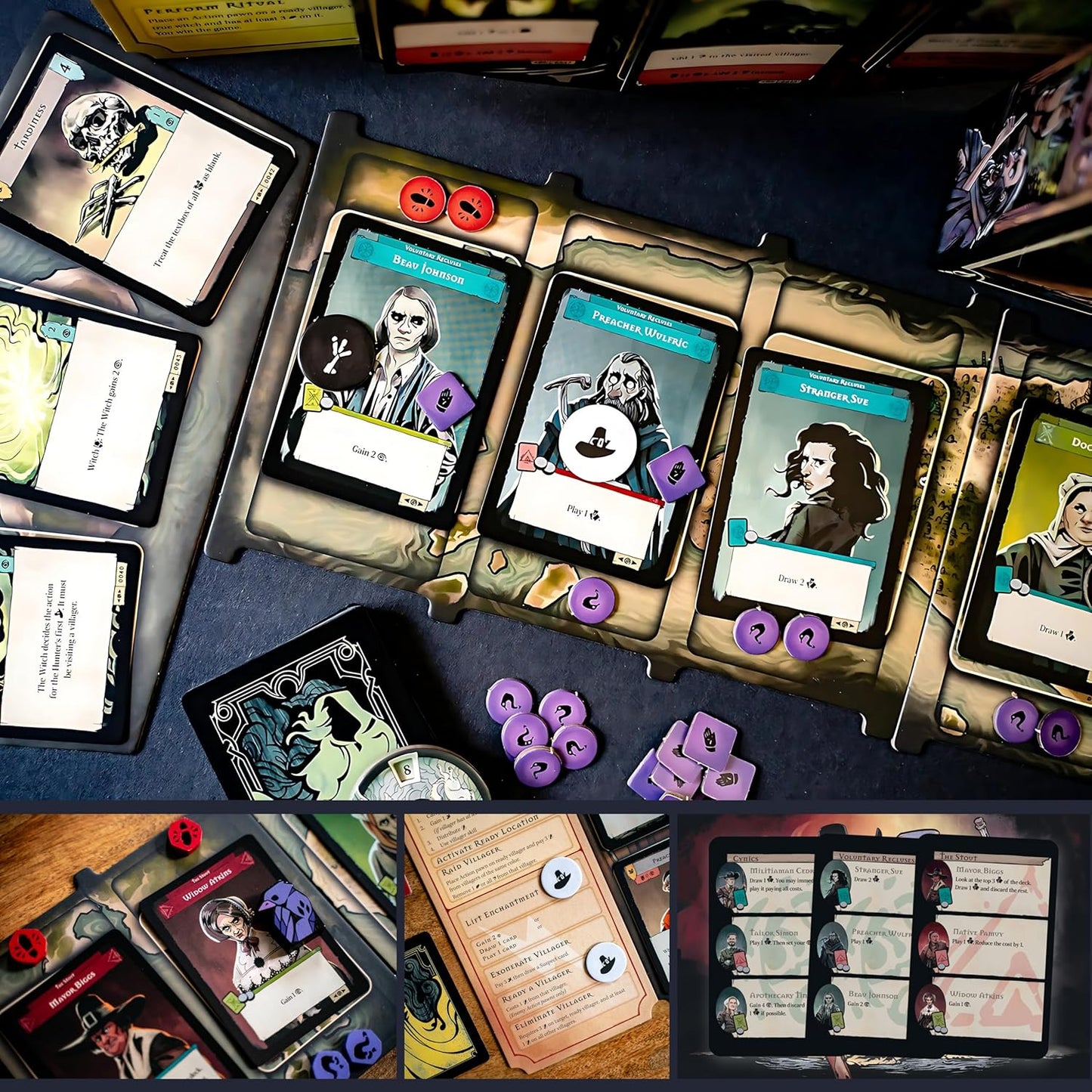 Brettspiel Pagan. Fate of Roanoke (Englische Version)