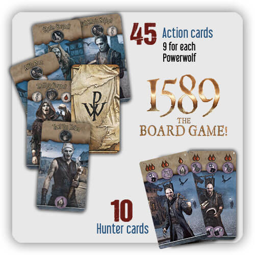 Brettspiel Powerwolf 1589 (Multilingual Edition)