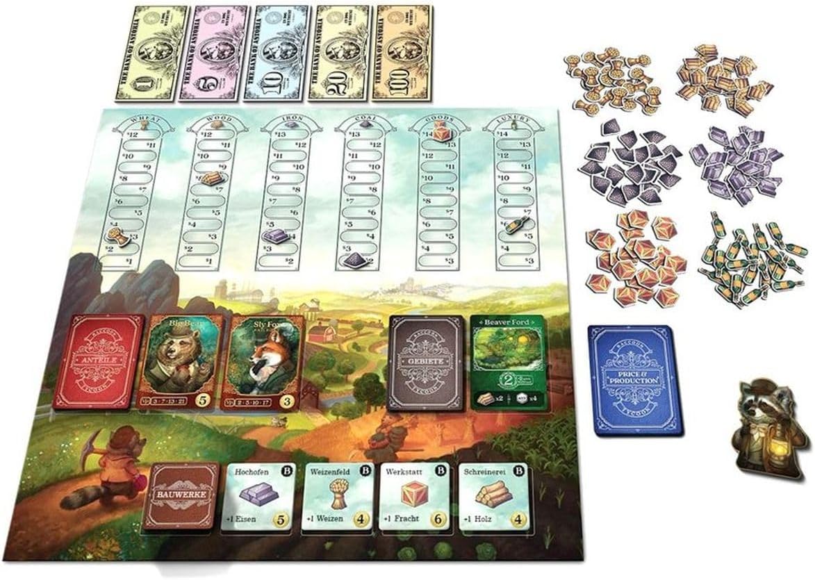 Brettspiel Raccoon Tycoon (Deutsche Version)