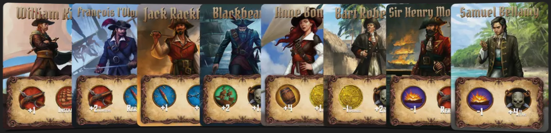 Brettspiel Rogue Seas (Englische Version)