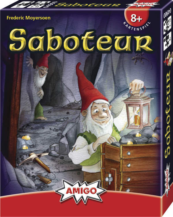 Brettspiele Saboteur. Teile 1+2 (Deutsche Versionen)
