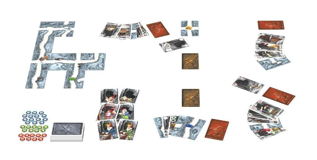 Brettspiele Saboteur. Teile 1+2 (Deutsche Versionen)